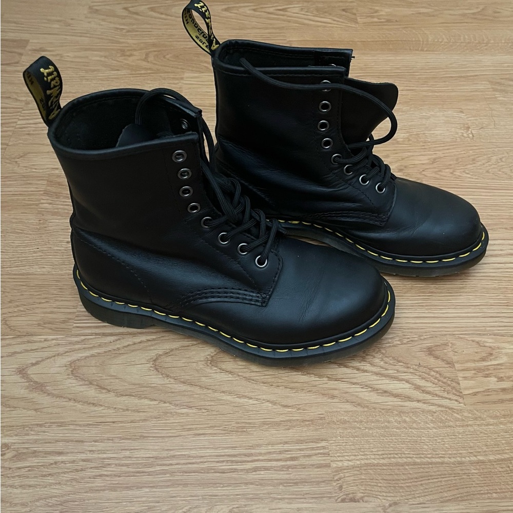 Dr. Martens 1460 Black Nappa Leather Boots
